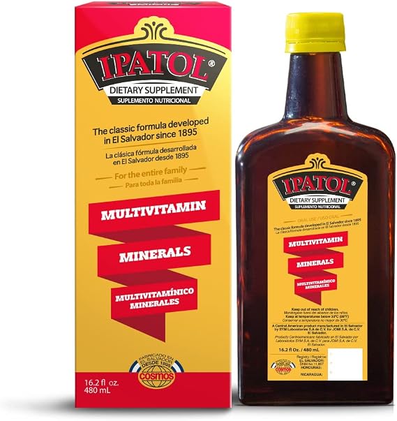 Multivitamin Supplement, Since 1895. Vitamin A, D, Calcium, Iron, Manganese, Sodium, Potassium. Suplemento multivitaminico, Desde 1895. Vitamina A, D,