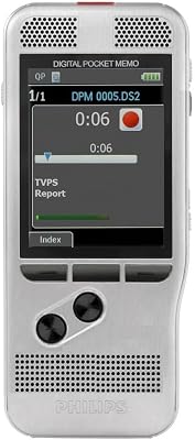Philips DPM 6000 Digital Pocket Memo with Docking Station