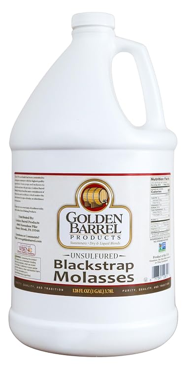 Golden Barrel Bulk Unsulfured Blackstrap Molasses Jug (128 Fl Oz)