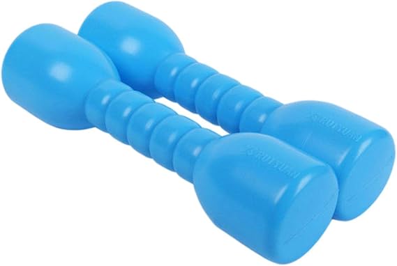 2 Kids Plastic Dumbbells Hand Toy, Home Kindergarten Gym Exercise Toy, Children Exercise Fitness Sport Toy