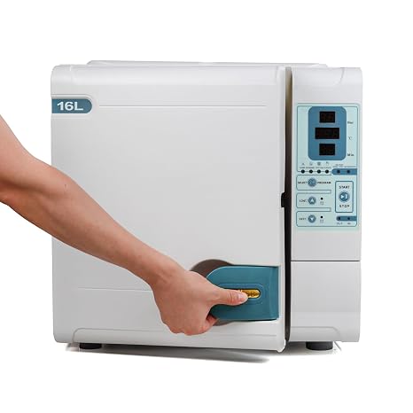 Getidy 16L Lab Pre-Vacuum Steam Autoclave Sterilizer Class B with Drying Function JY-16