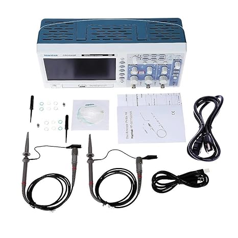 Hantek Qingdao 2CH Bench Oscilloscope Hantek DSO5072P DSO5102P DSO5202P Portable Digital Storage Oscilloscope USB PC Osciloscopio 2 Channel 70MHz 100MHz 200MHz 1GSa/s 40K(DSO5072P)