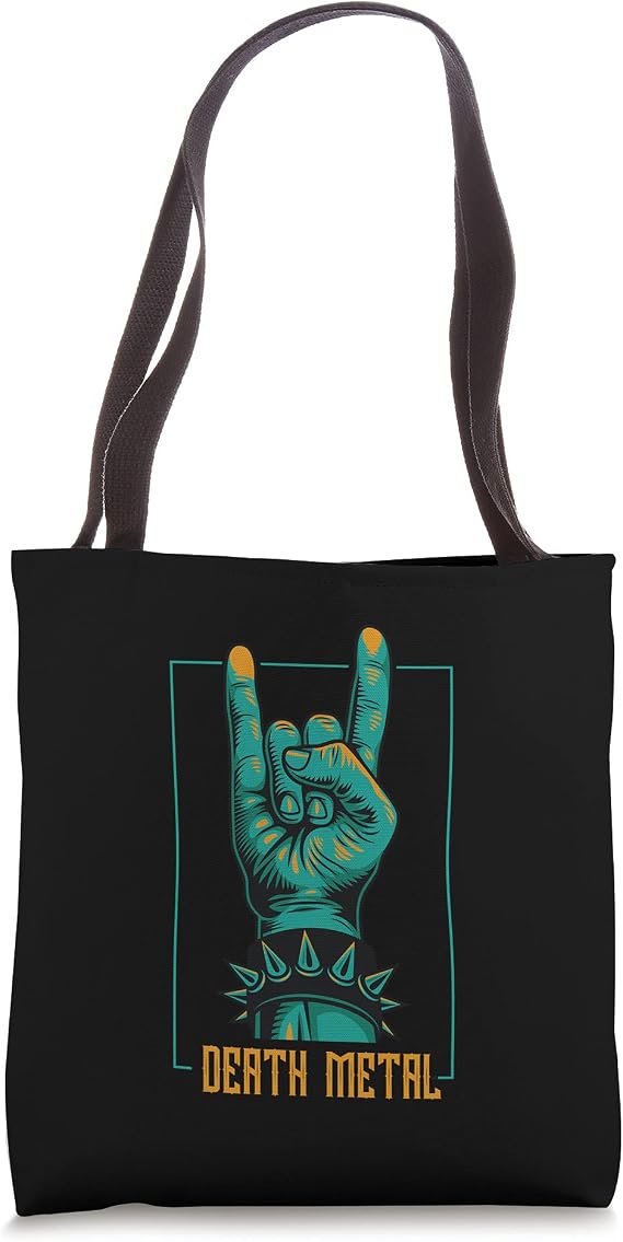 Death Metal Rock N' Roll Goth Genre Powerful Music Band Top Tote Bag