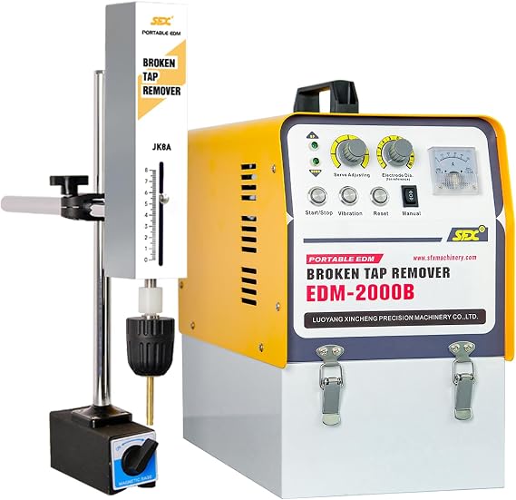 EDM-2000B Portable EDM, Broken Tap Remover, Tap Burner, Tap Disintegrator, Spark Eroder,Depth setting, Manual up and down
