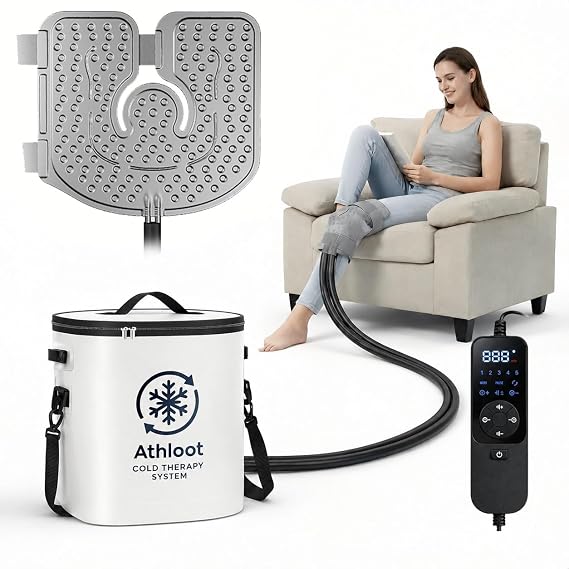 Ice Machine for Knee After Surgery, Cold Therapy Machine Timer & Flow