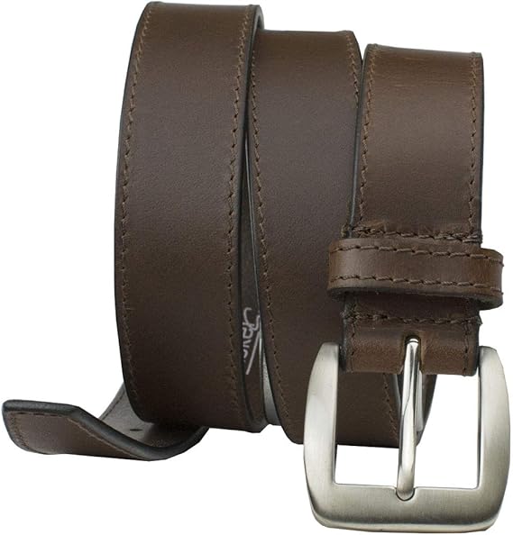Casual Belt - Genuine Leather, Nickel-Free Buckle, Men's, 32-46 inch