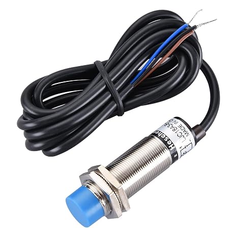 Heschen M18 Capacitive Proximity Sensor Switch Non-Shield Type LJC18A3-B-Z/BX Detector 1-10mm 10-30VDC 200mA NPN Normally Open(NO) 3 Wires