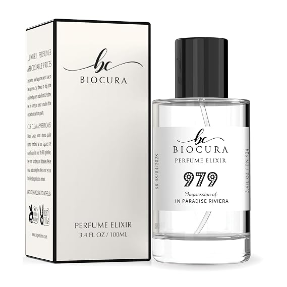 BC Perfume 979 Inspired by In Paradise Riviera For Women & Men Fragrance Dupes Eau de Parfum Bottle 3.4 Fl Oz/100ml