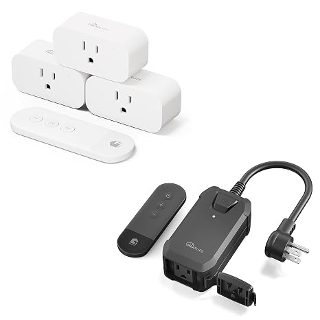TREATLIFE Wireless Remote Control Outlet + Dimmer Plug Bundles