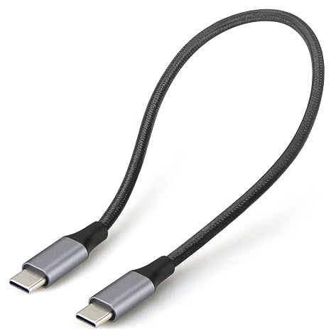 240W USB C to USB C Cable 1ft for Laptop MacBook Computer, Galaxy A14 A15