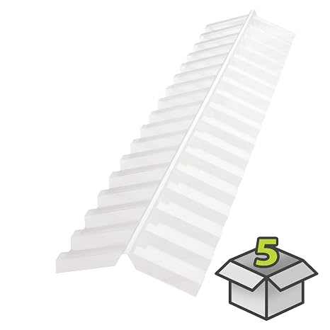 SUNTUF Clear Ridge Cap 50" (5PK)