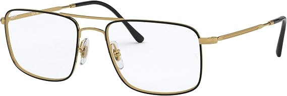 Ray-Ban Unisex Rx6434 Square Prescription Eyeglass Frames