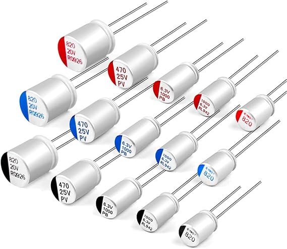 10PCS Solid Capacitor Motherboard Graphics Card,6.3V220uF 5x7