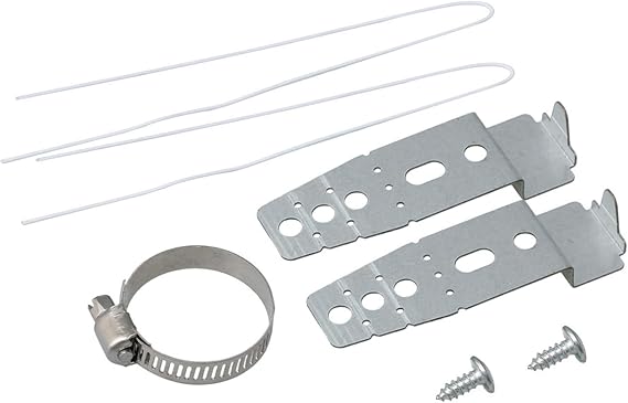 Dishwasher Mounting Brackets Kit with Instruction Sheet Replacement for LG Replace PS3525525 AP4438292 1266844 AH3525525 EA3525525