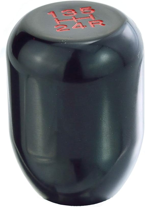 5 Speed Gear Stick Shifting Knob, Aluminum Alloy MT Car Shifter Handle Fit Most Automatic Manual Transmissions, Black