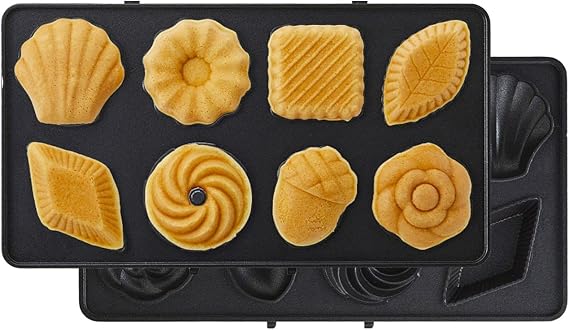 BRUNO BOE084-CAKE Electric Grill Double Hot Sand Maker non-stick Panini Press with Drip Tray 120V Plate only (CAKE)