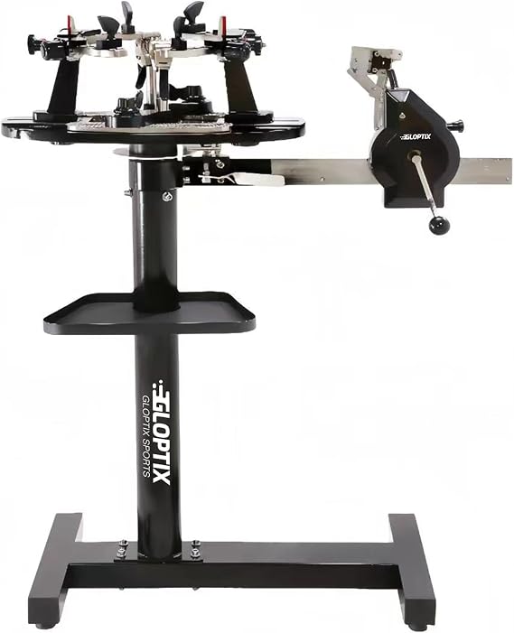 GT-210 Tennis Racket Stringing Machine Manual Vertical Progression Racket String Tools, with Tools and Accessories