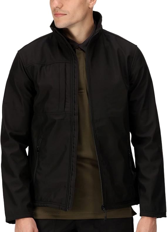 Regatta Professional Mens Octagon II Printable 3 Layer Membrane Softshell -Black