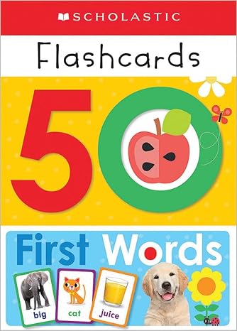 Cartwheel Books Language Skills Vehicles 50 First Words Flashcards: Scholastic Early Learners (Flashcards)