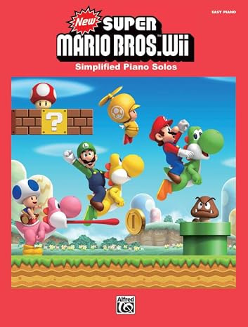 New Super Mario Bros. Wii: Simplified Piano Solos