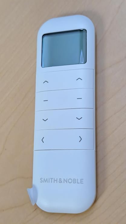 Remote Control for Window Blinds and Shades. AMP, 3DayBlinds, Smith & Noble, Turnils (Smith & Noble TDBU, White)