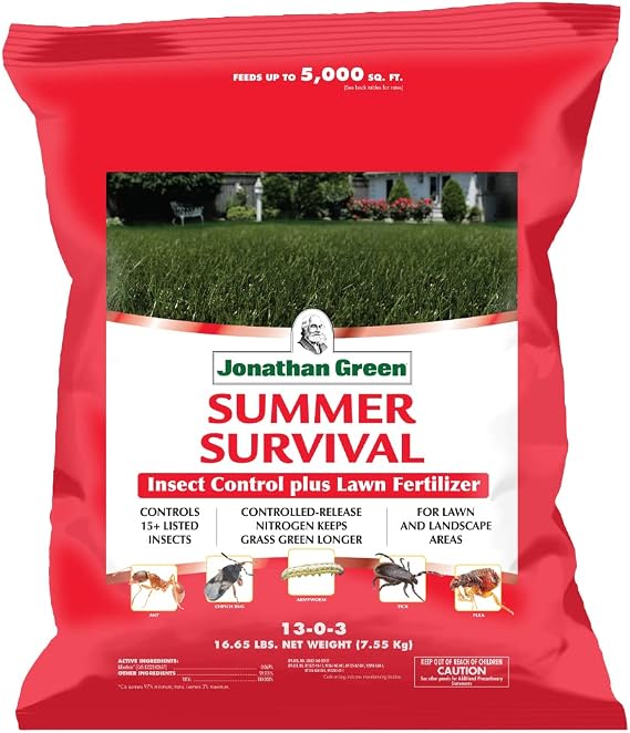 Jonathan Green Summer Survival Insect Control & Fertilizer - 5,000 Sq Ft