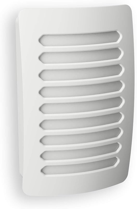 Westek NL-DPLV-W Louver Decoplug Night Light, White