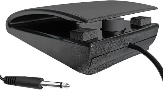Keyboard Multifunction Pedal Foot Pedal for Various Instruments 3.5mm/6.5mm Connector