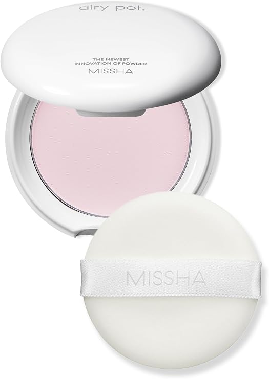 MISSHA Aydınlık ve Canlı Görünüm Sunan Ultra Hafif Sıkıştırılmış Pudra 8g Airy Pot Pressed Powder Pink