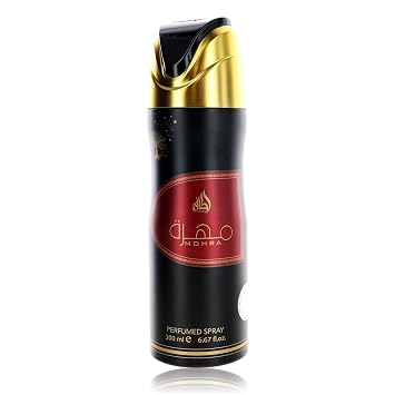Lattafa Mohra Perfumed Deodorant Spray for Women, 6.7 Ounce Unisex