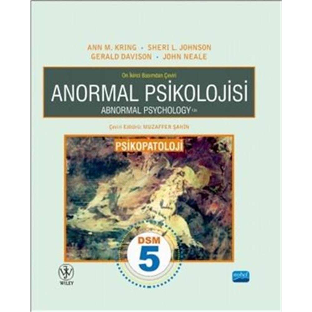 ANORMAL PSİKOLOJİSİ/PSİKOPATOLOJİ - Abnormal Psychology
