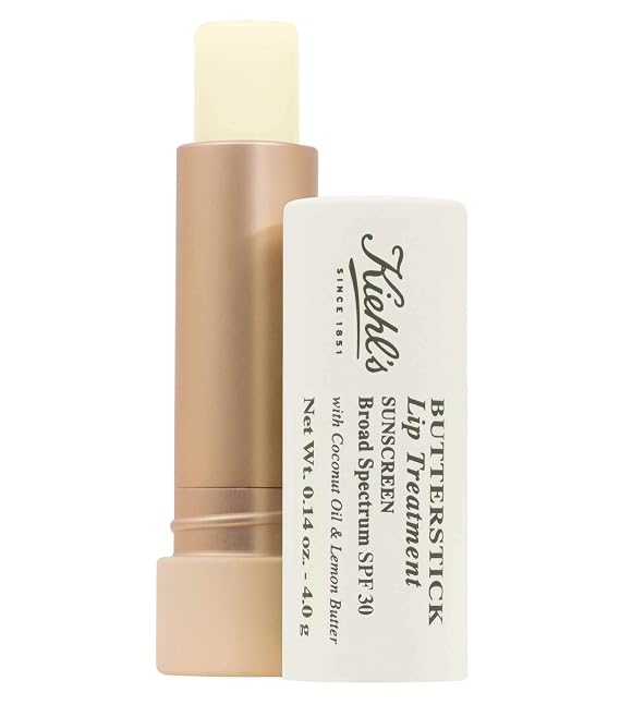 Kiehl's Butterstick Lip Treatment SPF 30 Moisturizing Balm - Clear - 0.14 Ounce (4g)