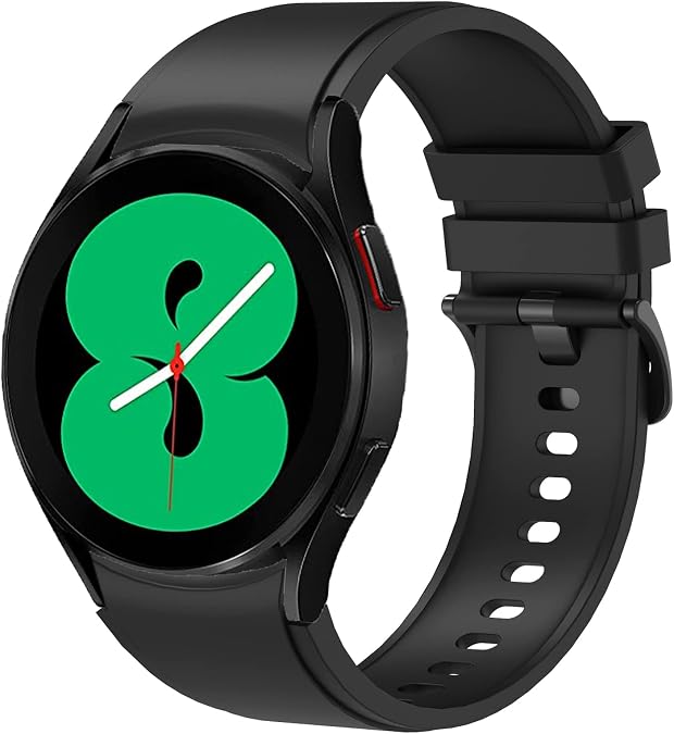 Galaxy Watch Bands 44mm, 40mm - Compatible with Samsung Galaxy Watch FE, 6, 5, 4 - Silicone & Classic Bands for Men & Women