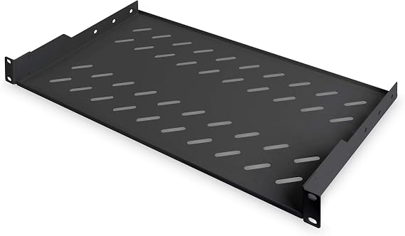 DIGITUS Professional Extendible Shelf for 19-inch cabinets Black