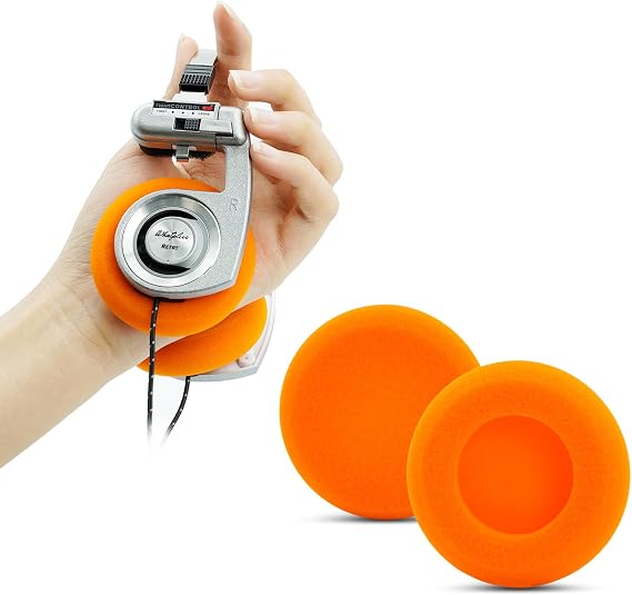 GVOEARS Replacement Headphone Cushion 1 Pair (Orange) for Koss Portapro Headphone