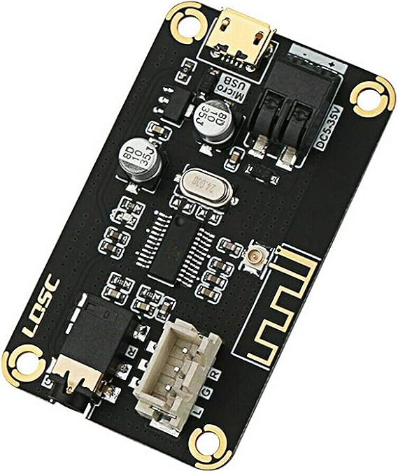 Wixine 1Pcs 12V/24V Car Bluetooth 4.2 Audio Receiver Board Sound Stereo Module Wire