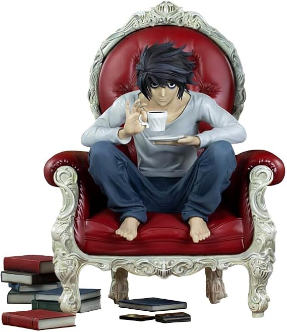 Death Note Figure Statue Anime L Figurine Model PVC Cartoon Character Collection Sculpture Desk Decoration Gifts