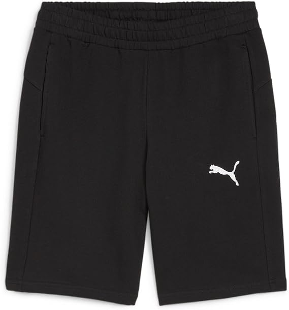 Puma Men's teamGOAL Casuals Shorts, Black (Puma Black-Puma White), L EU