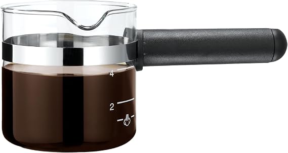 Cafe Brew 4 Cup Espresso Replacement Carafe, Universal, Borosilicate Glass