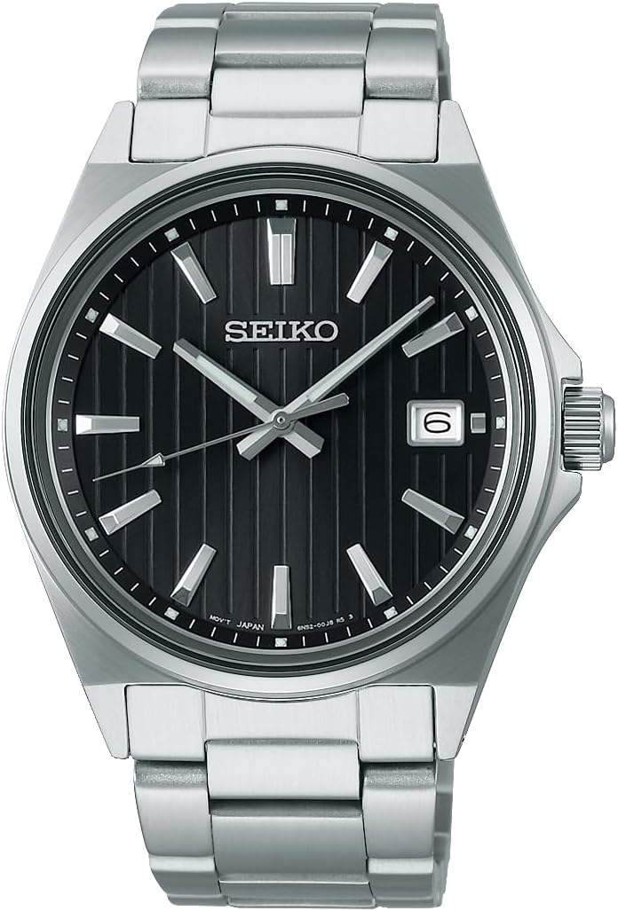 Seiko Watch Wristwatch Seiko Selection S Series Battery Operated Quartz Mens Silver, Bracelet Type