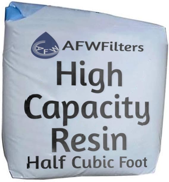 High Capacity Replacement Water Softener Resin 8% Crosslink 1/2 cubic foot
