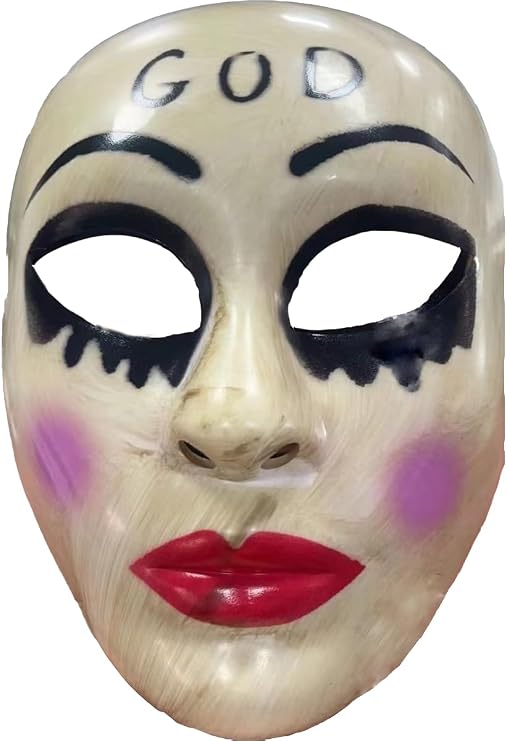 Purging Anarchy God Mask Costume Accessory