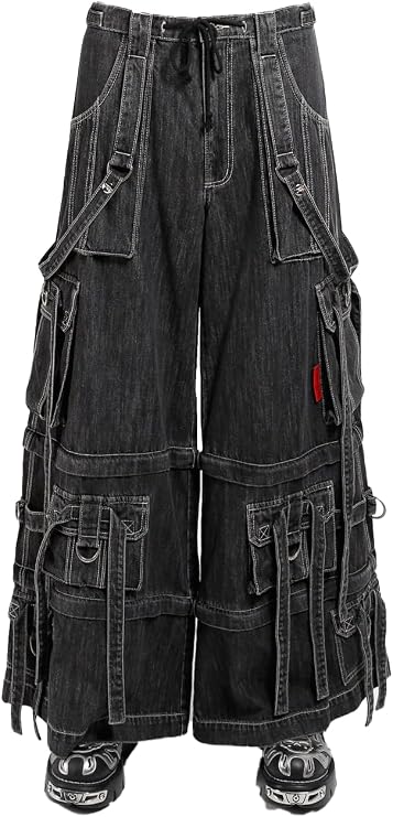 Tripp NYC Ring Strap Pants [Black Denim] L