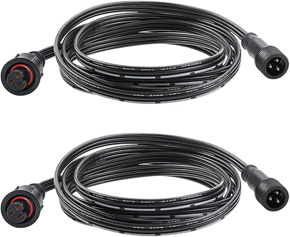 ALITOVE 6.56ft 3 Pin xConnect Extension Cable 18AWG Waterproof IP68 Cord