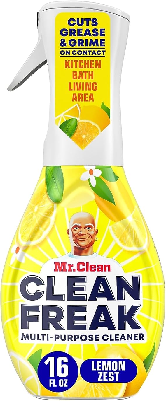 Mr. Clean Clean Freak Starter Kit Multi-Surface Mist, Lemon Zest 16 oz. (79129)