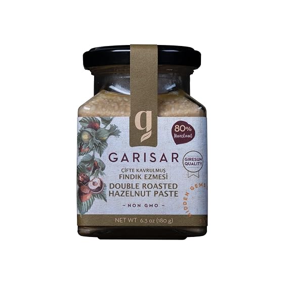 Garisar- Double Roasted Hazelnut Paste - 80% Hazelnut - 6.03 oz (6)