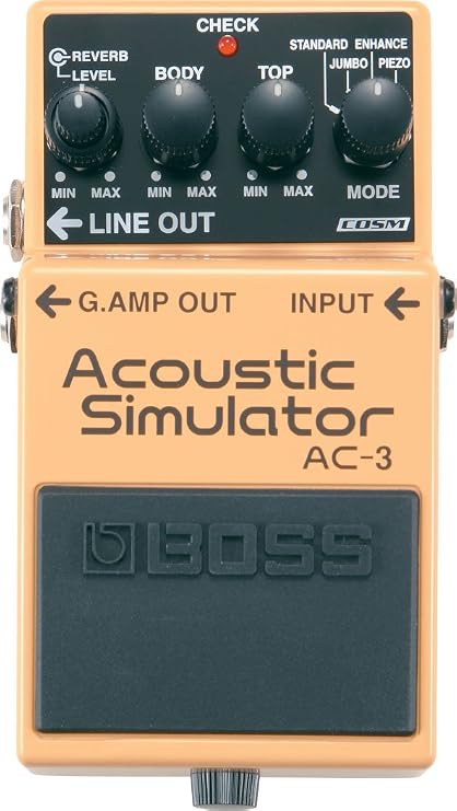 BOSS AC-3 Advanced Acoustic Simulator Guitar Pedal