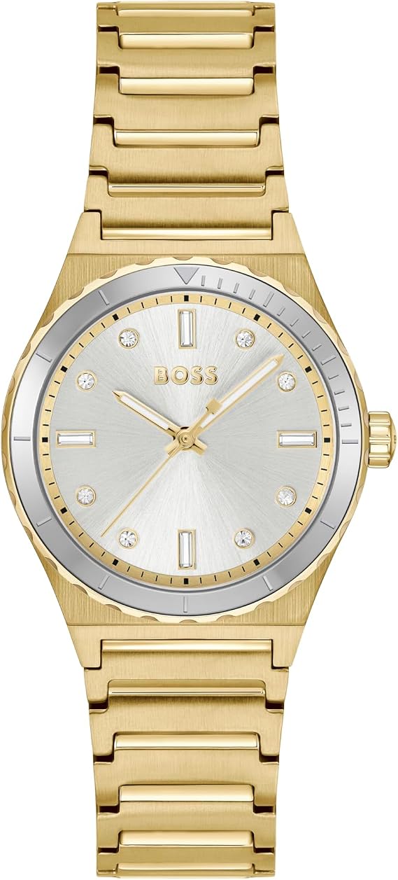 Boss Watch with Three Hands Quartz Movement for Women Collection