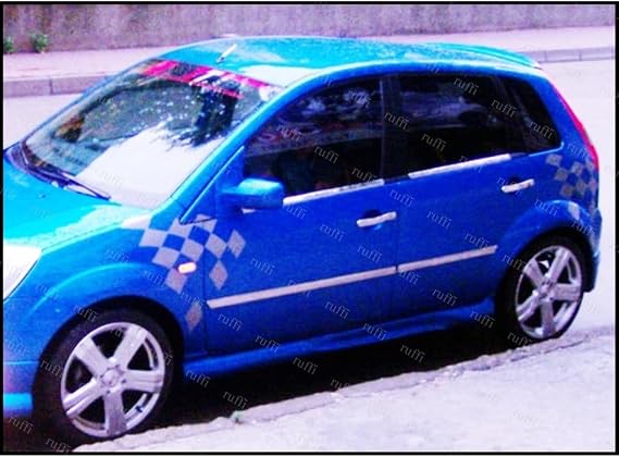 EBAL OTO AKSESUAR Krom Cam Çıtası 4 prç. 2002-2008 P. Çelik Ford Fiesta ile uyumlu