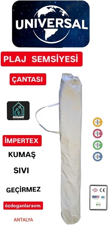 Dogant Plaj Şemsiye Taşıma Çantası, Çok Renkli, Impertex Kumaş